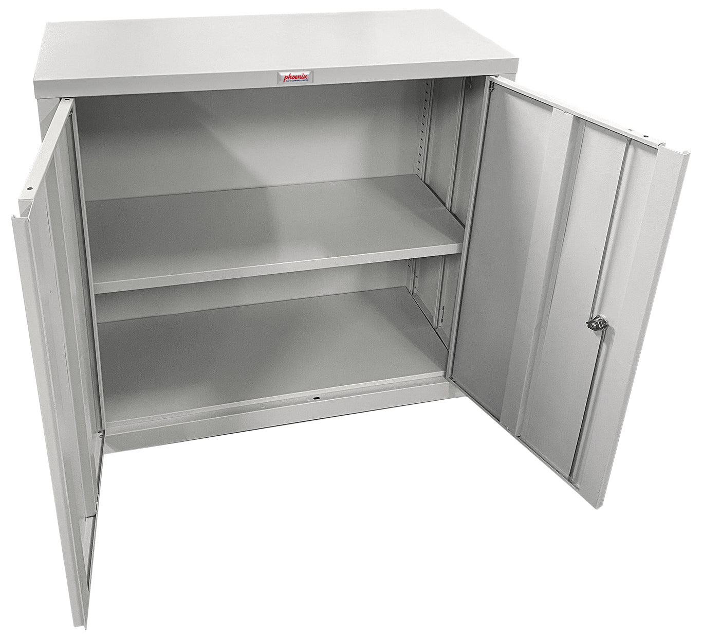 Phoenix Safe Co. SCF0891GGK – Aktenschrank, 2 Türen, 1 Fachboden, faltbar, abschliessbar, 915 × 370 × 830 mm