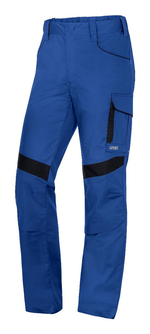 Uvex Cargohose suXXeed industry – Grösse 46 – Schwarz/Nachtblau, 260 g/m², Reflektierend
