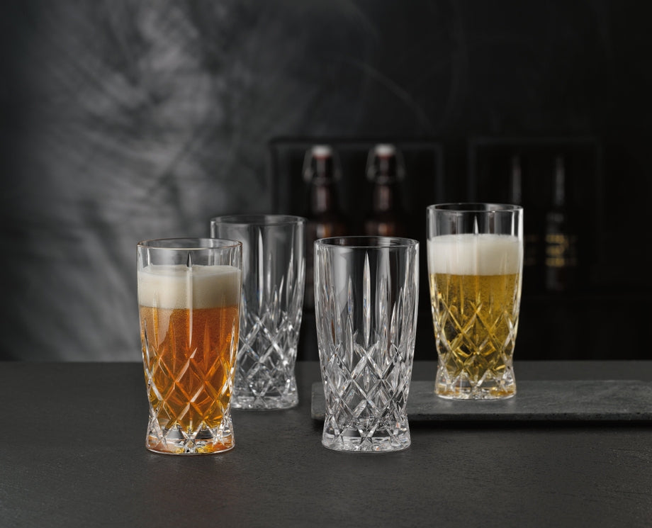Nachtmann Trinkglas – 4er Set, 350 ml, Ø 7,5 cm, H 14,6 cm, Kristallglas, Transparent, spülmaschinenfest