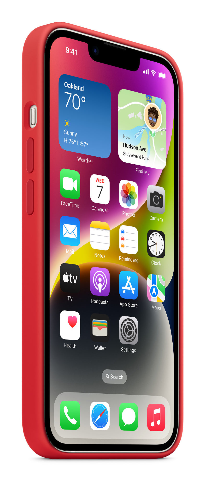 Apple Backcover – für Apple iPhone 14 – (PRODUCT)RED – MagSafe-kompatibel