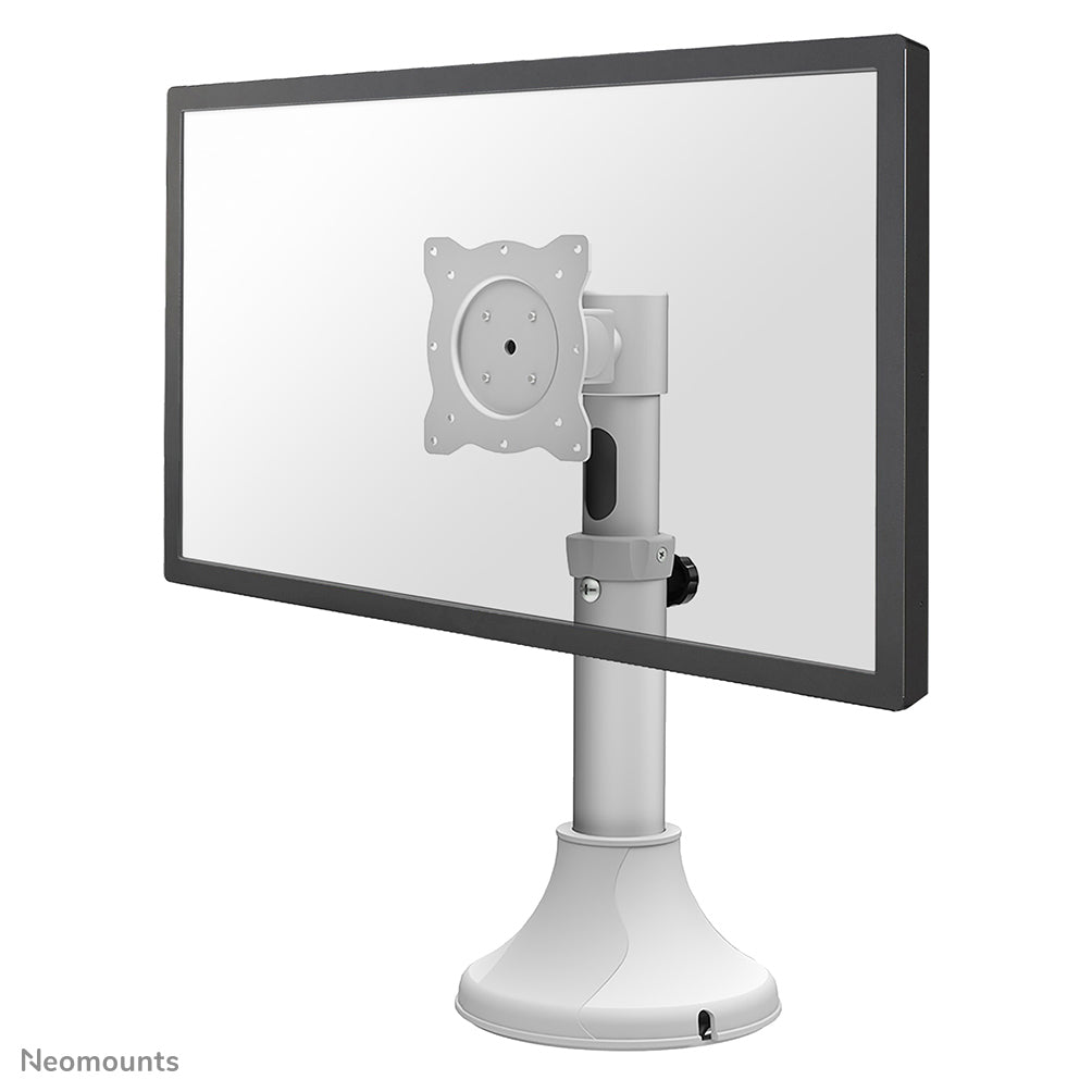 Neomounts FPMA D025SILVER – Monitorarm, Tischdurchführung, bis 30", VESA 75 × 75/100 × 100 mm, 12 kg