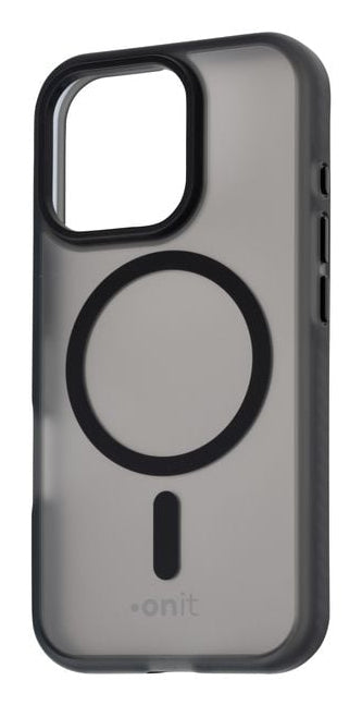 ONIT Backcover – für Apple iPhone 16 Pro – MagSafe, TPU, Schwarz matt, bis 3 m Sturzsicher
