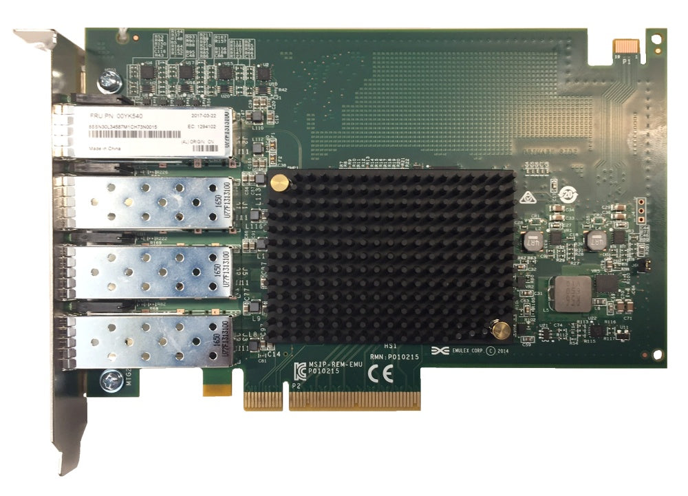 Lenovo Emulex OCe14104B 10GbE-Karte – PCIe 3.0, 2× SFP+, für Server