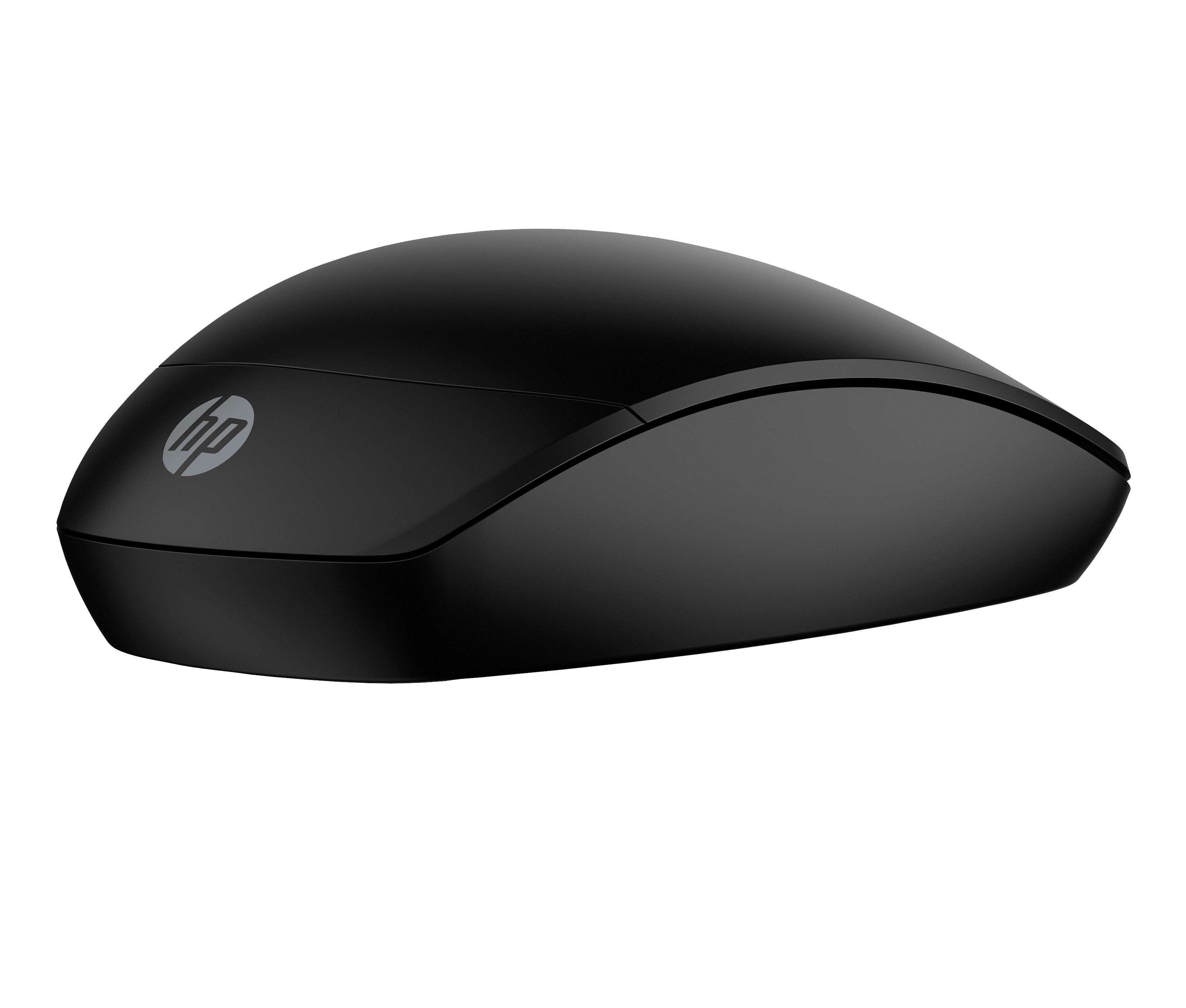 HP 230 Slim – Maus – Kabellos (2,4 GHz), 1600 DPI, beidhändig, Schwarz