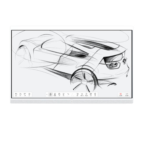 Yealink Etv65 – 65" Interaktives Display, weiss