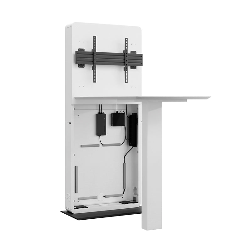 Hagor Bodenständer – 32–55" – VESA 600×400 – bis 50 kg, Diebstahlsicherung – CON-Line FS Table