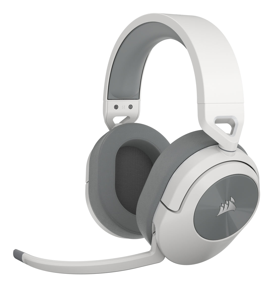 Corsair HS55 WIRELESS – Gaming-Headset, Over-Ear – 2,4 GHz/Bluetooth 5,2, mit Mikrofon – Weiss
