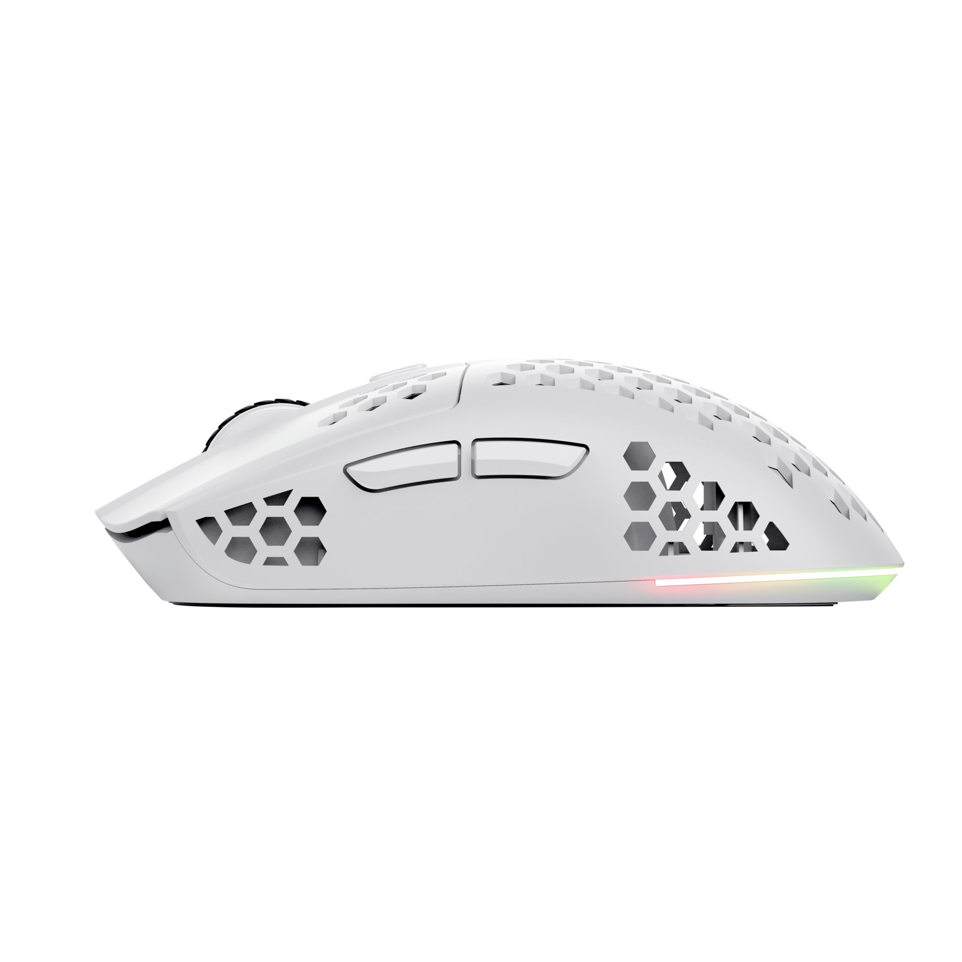 Trust GXT 929 Helox – Gaming-Maus – Kabellos (2,4 GHz), 4800 DPI, RGB-Beleuchtung, Rechtshänder, Weiss