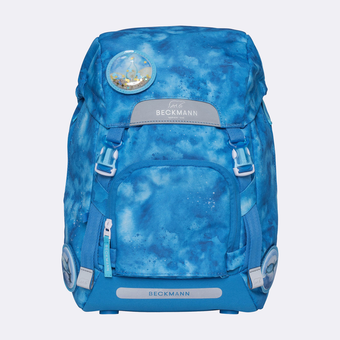 Beckmann Schulrucksack Classic 1st – 6-teilig – Ocean – 24,0×37,0×25,0 cm