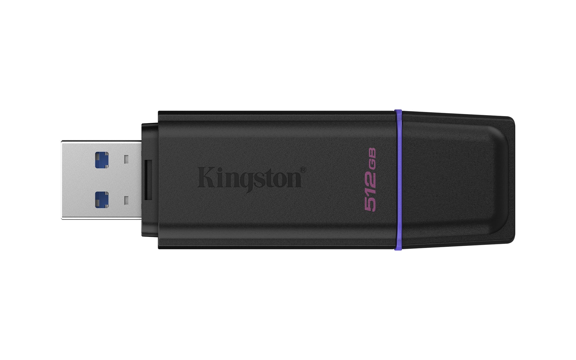 Kingston Technology Kingston DataTraveler Exodia 512 GB – USB 3.2 Gen 1 Typ A, Kappe, Schwarz/Violett