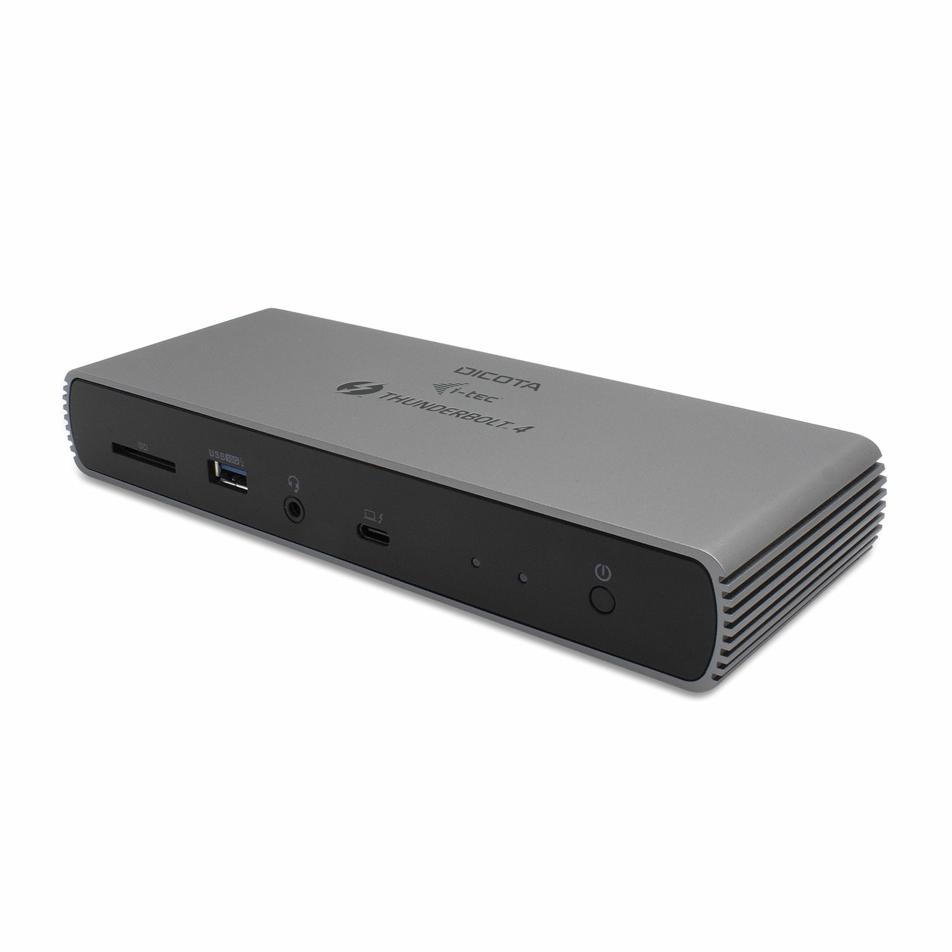 DICOTA D32006-CH Dockingstation – Thunderbolt 4, 4× USB-A, 96 W PD, 2,5GbE, SD, 3,5 mm Audio