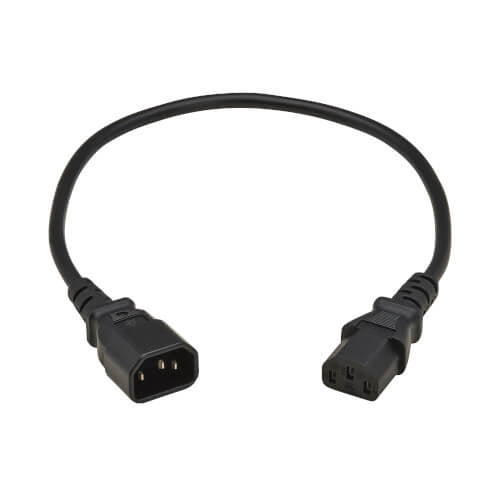 Eaton Netzkabel, IEC C13 auf IEC C14, H05VV-F, 0,5 m