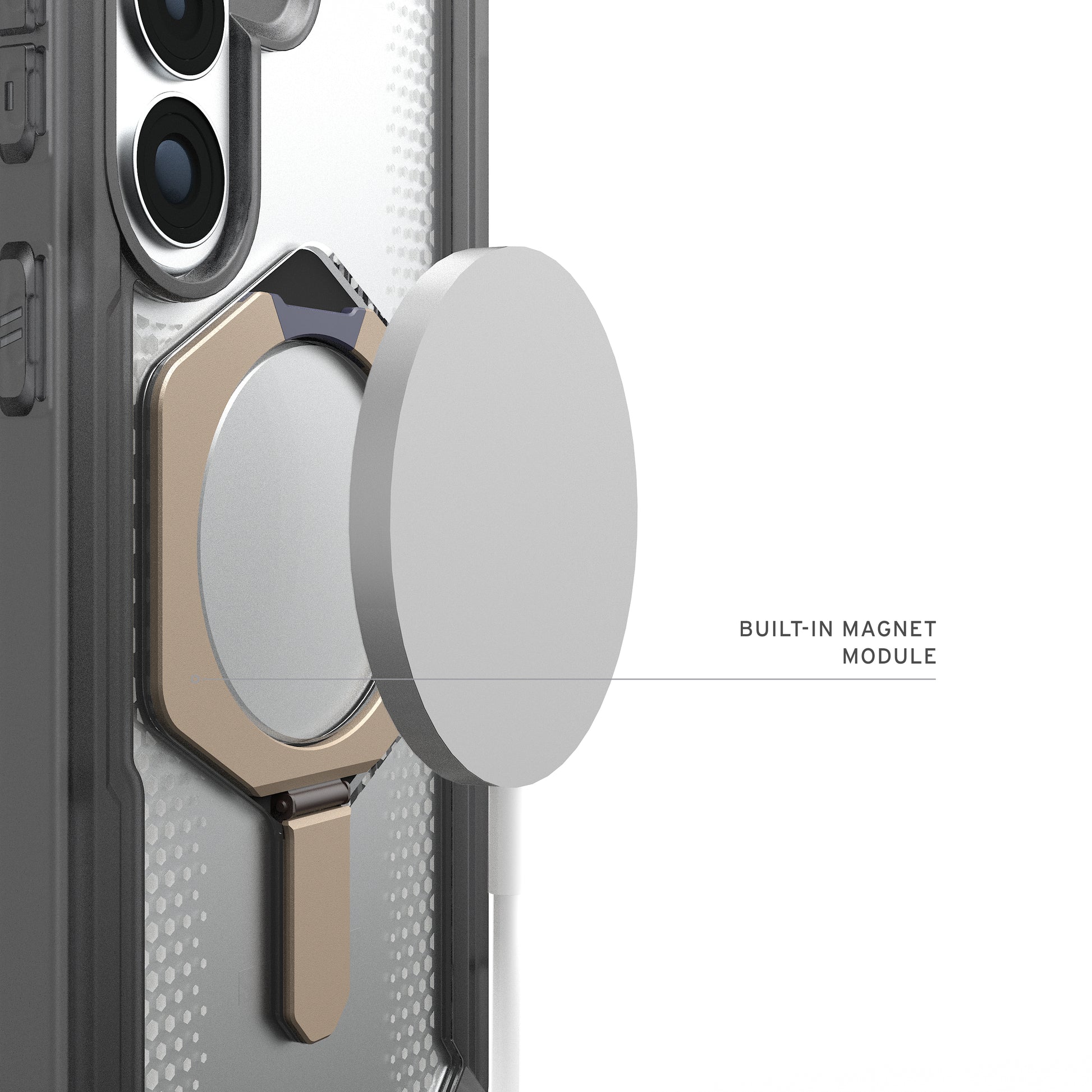Urban Armor Gear UAG Plasma XTE Backcover – für Samsung Galaxy S26+, MagSafe, mit Ständer, PC, Titan, bis 6 m Sturzsicher