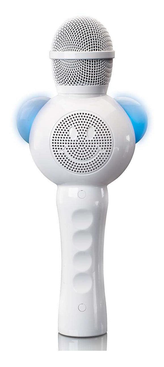 Lenco BMC-060 – Karaoke-Mikrofon – USB, Kabellos, 5 W, für MicroSD, Weiss