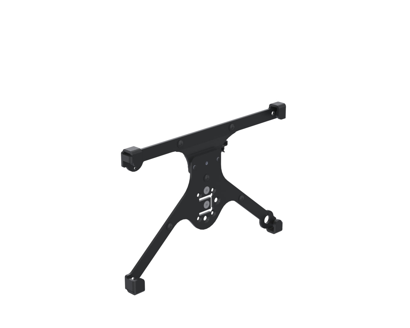Ergonomic Solutions Tablet-Halterung – für iPad Mini – abschliessbar, verbessertes Kabelmanagement – Schwarz