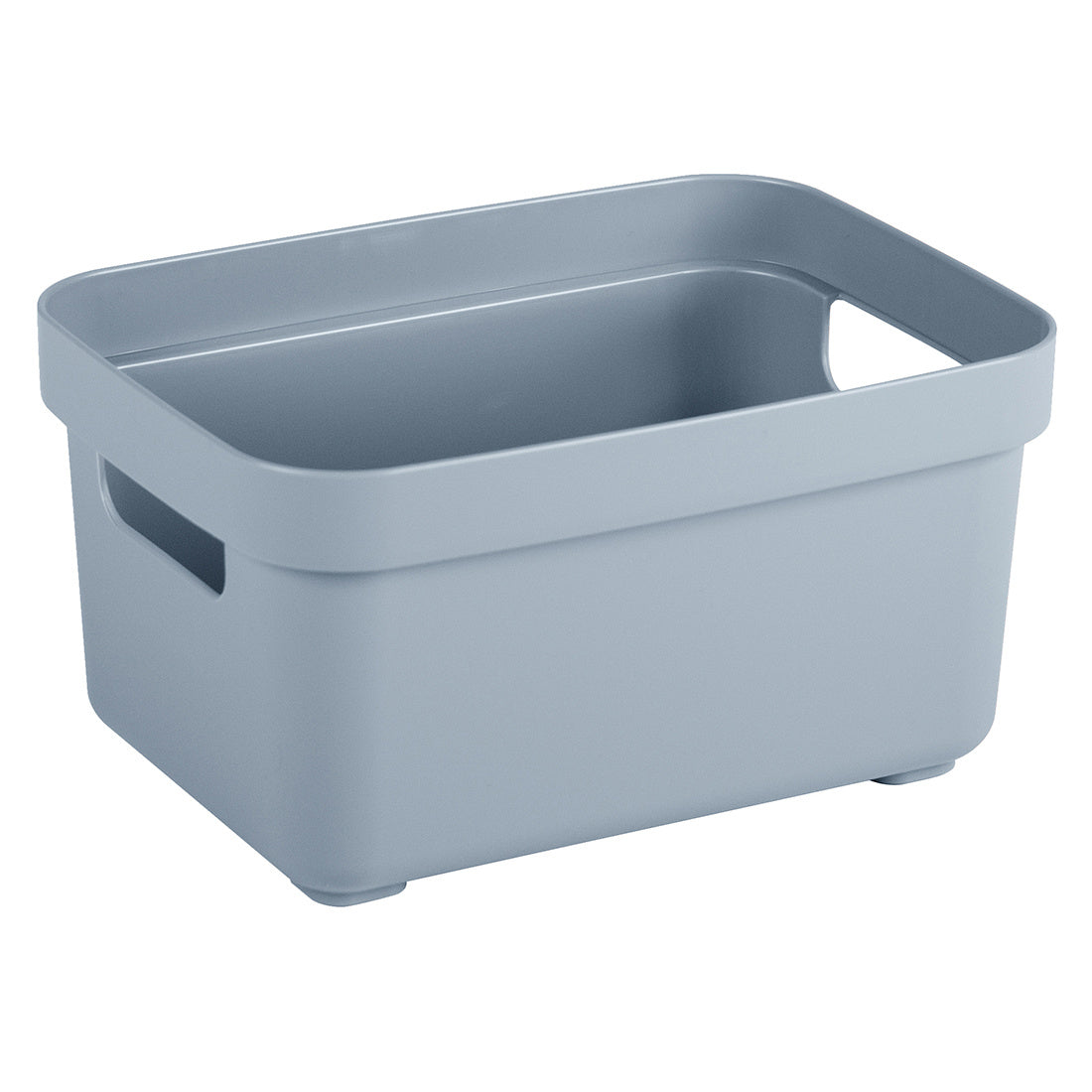 Sigma home Aufbewahrungsbox 2,5 l ohne Deckel – Kunststoff – Blau – 177 × 128 × 93 mm