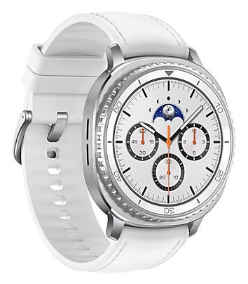 Samsung Galaxy Watch 8 Classic – Smartwatch – 46 mm, GPS, WLAN, NFC, Bluetooth, 5 ATM, Weiss