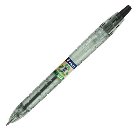 Pilot Ecoball B2P PB-B2PEB Kugelschreiber – 10er Pack, Schwarz, Spitze 1 mm, Druck, nachfüllbar