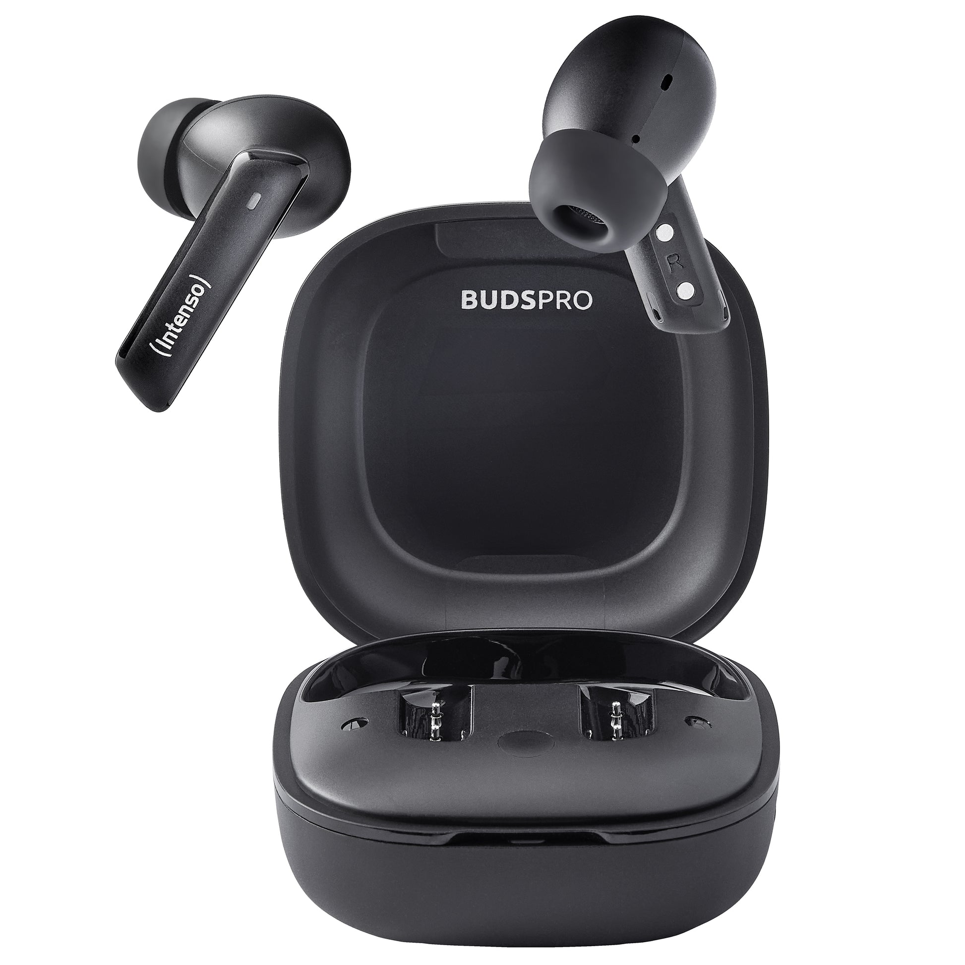 Intenso T500AE TWS In-Ear – Stereo, TWS, ANC, mit Ladecase, Schwarz, BT 5.3
