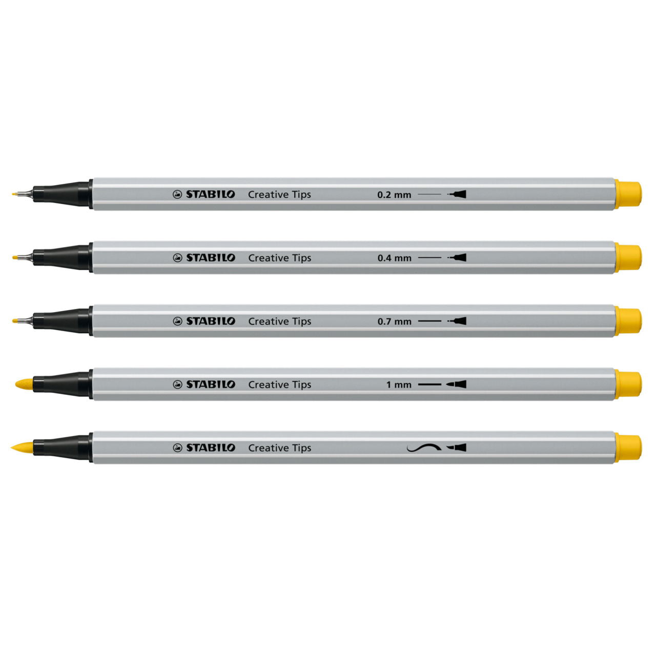 STABILO Faserschreiber-Set Creative Tips Arty Urban – 10 Farben