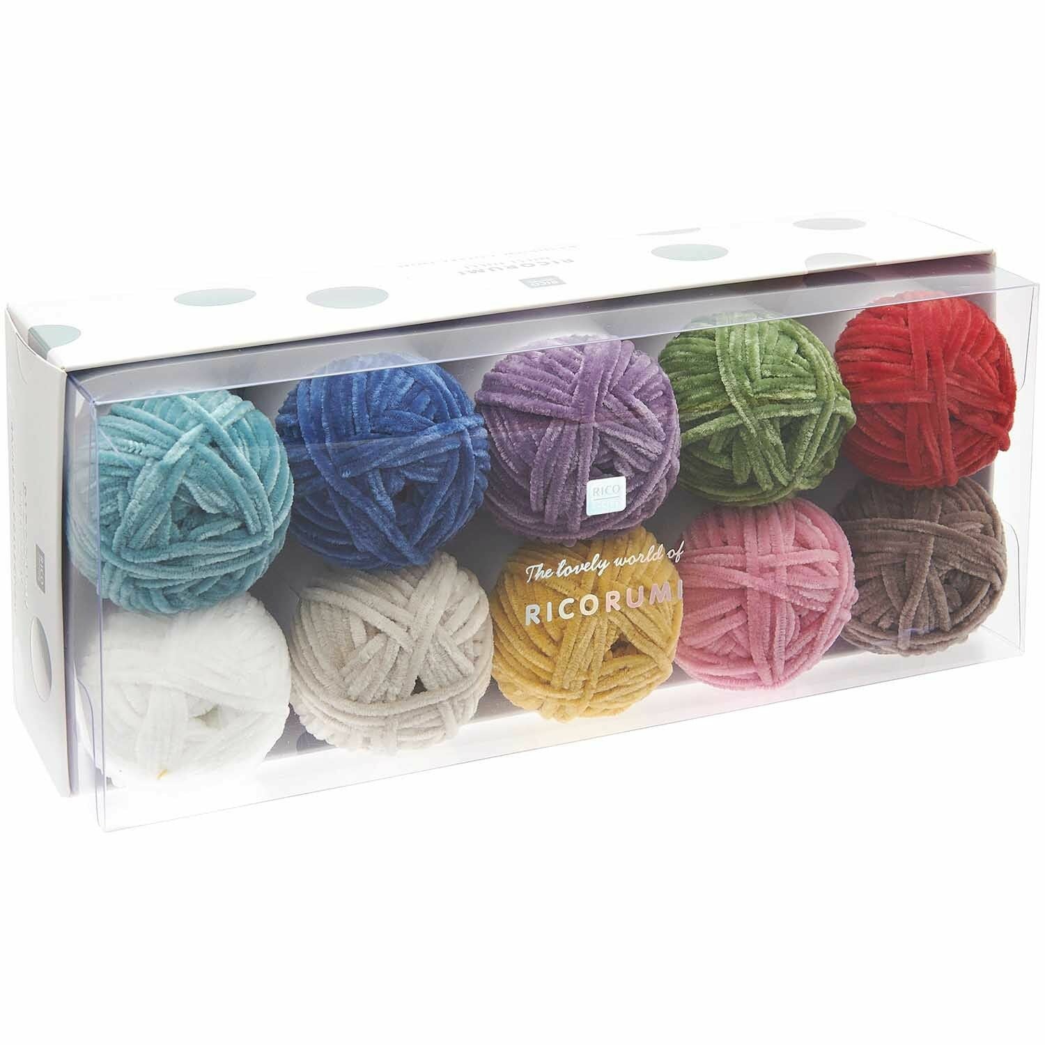 Rico Design Ricorumi-Set, Polyester, mehrfarbig, 10 Stück