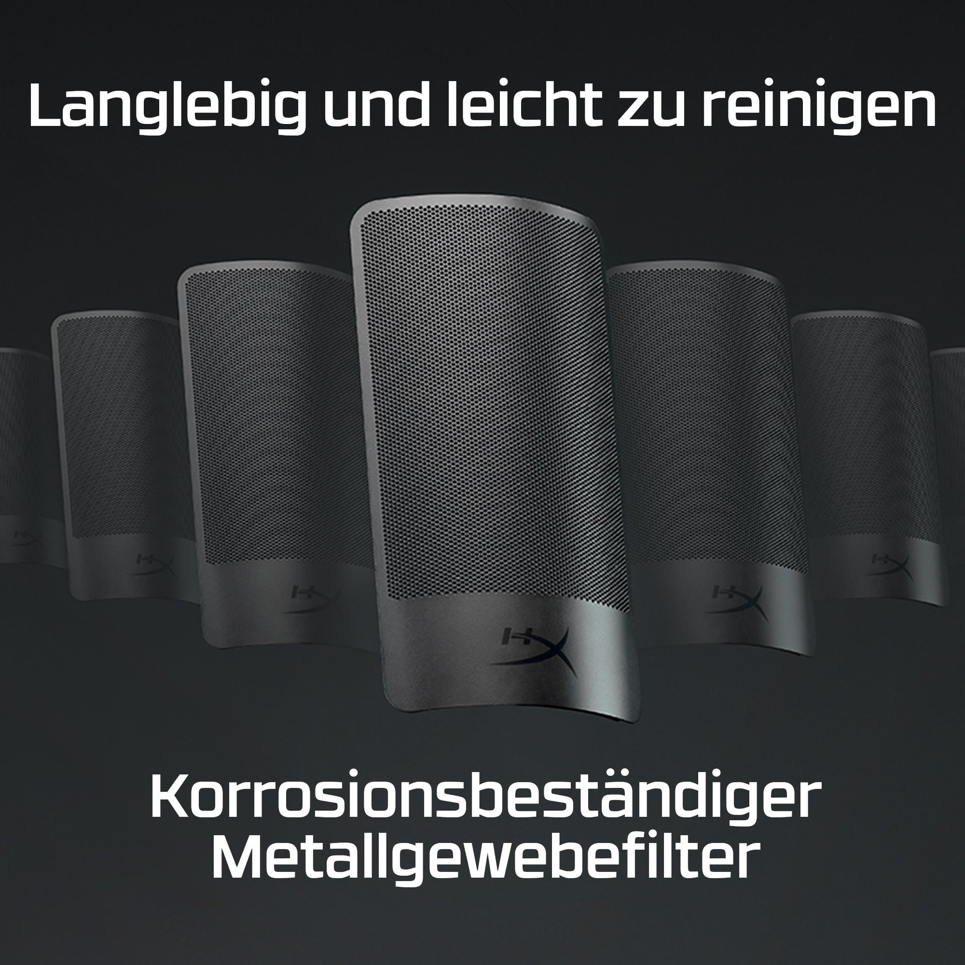 HyperX Shield – Windschutz/Popfilter, für alle Marken, schwarz