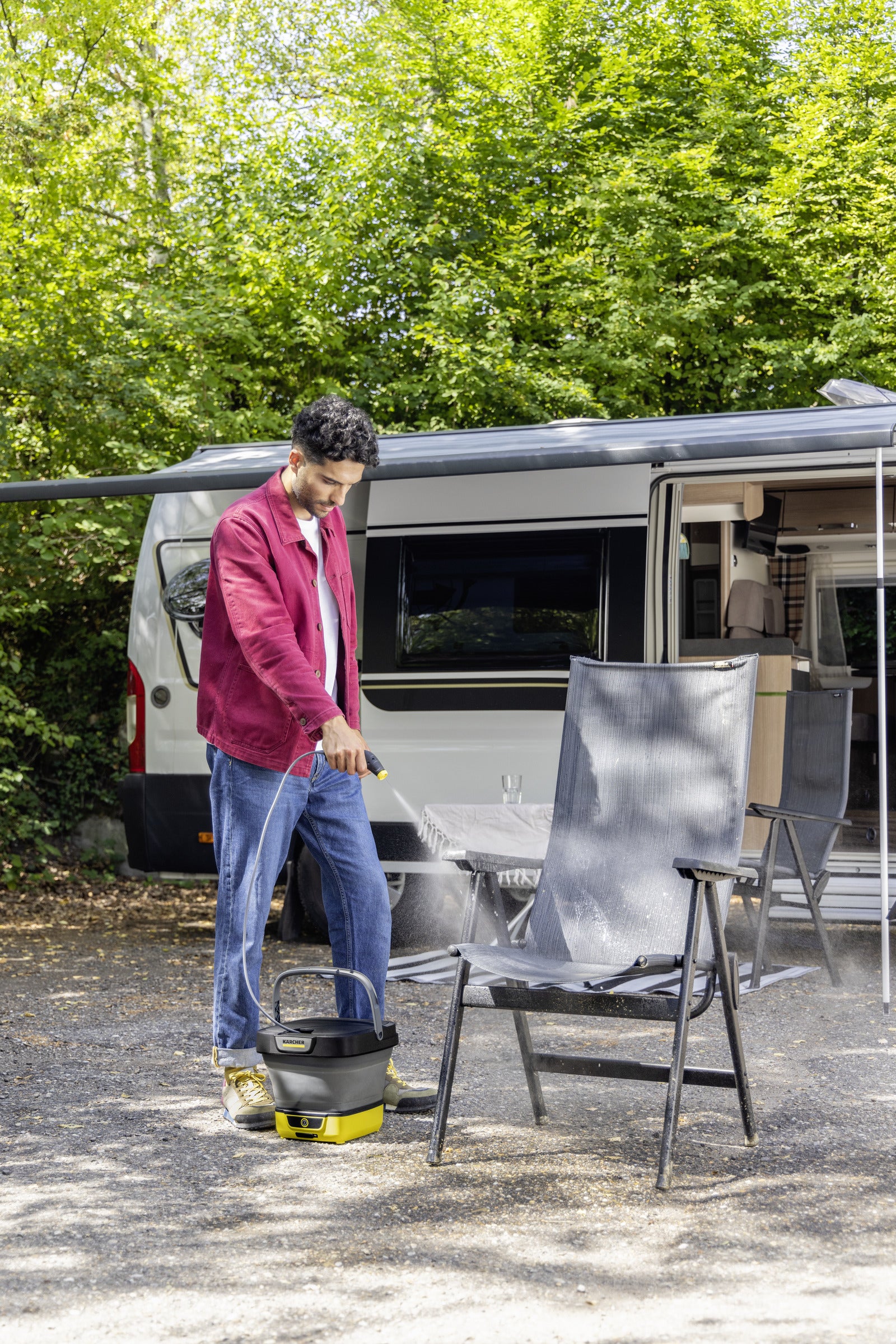 Kärcher Reinigungsgerät OC 3 Foldable – 8 l – Akku – Gelb – 29,8 × 30,5 × 27,1 cm