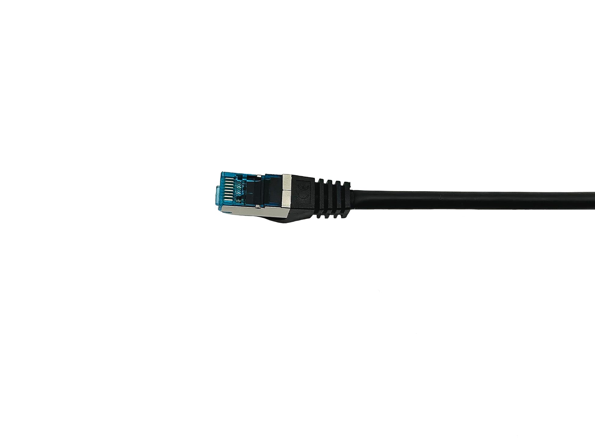 Equip Patchkabel – Cat6a S/FTP (S‑STP), 0,5 m, Schwarz, LSZH, RJ‑45 (gewinkelt–gerade)