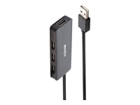 Lindy 42986 USB-Hub – USB 2.0, 4× USB-A