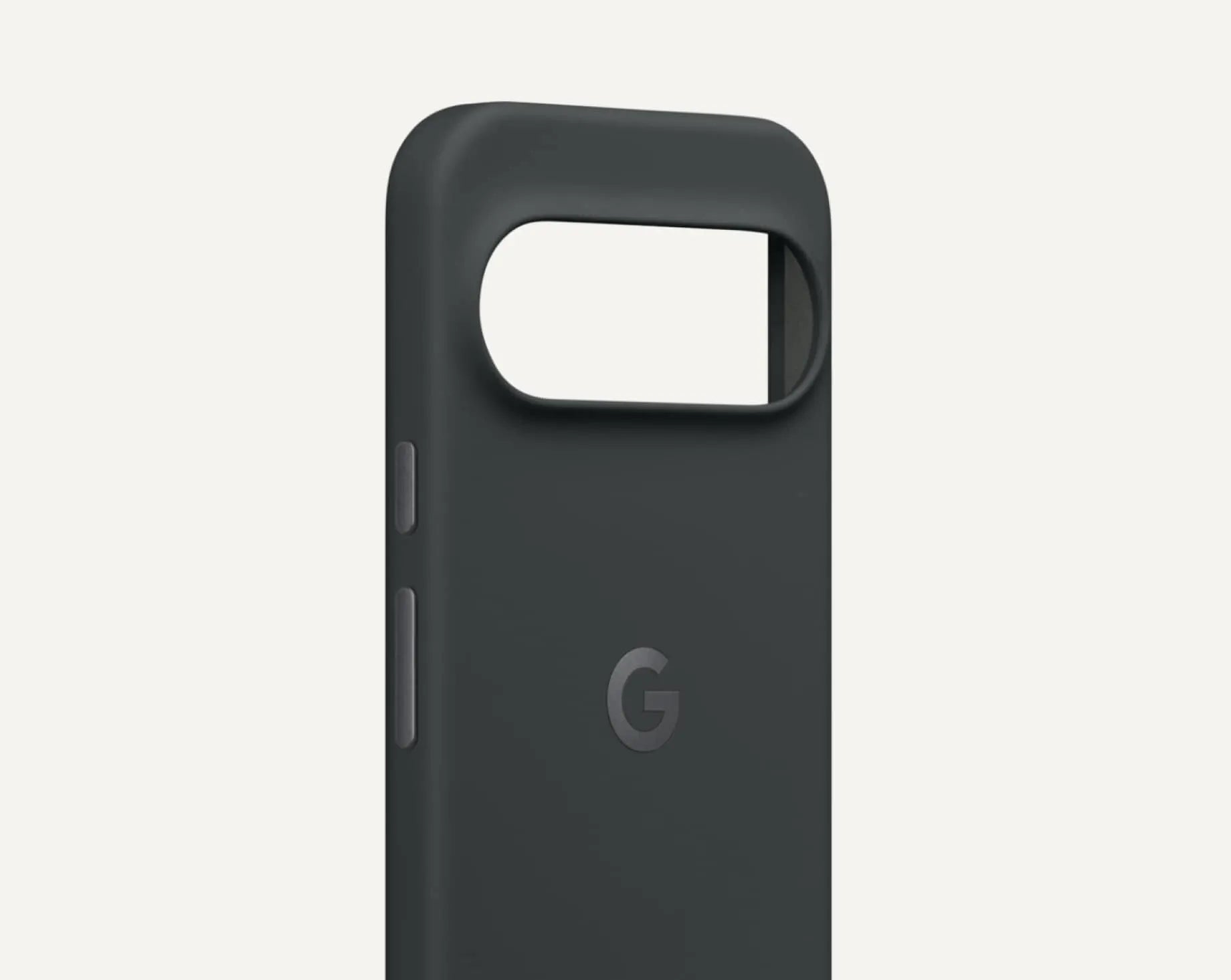 Google Backcover – für Pixel 10/Pixel 10 Pro – schwarz – Mikrofaser, PC, Silikon