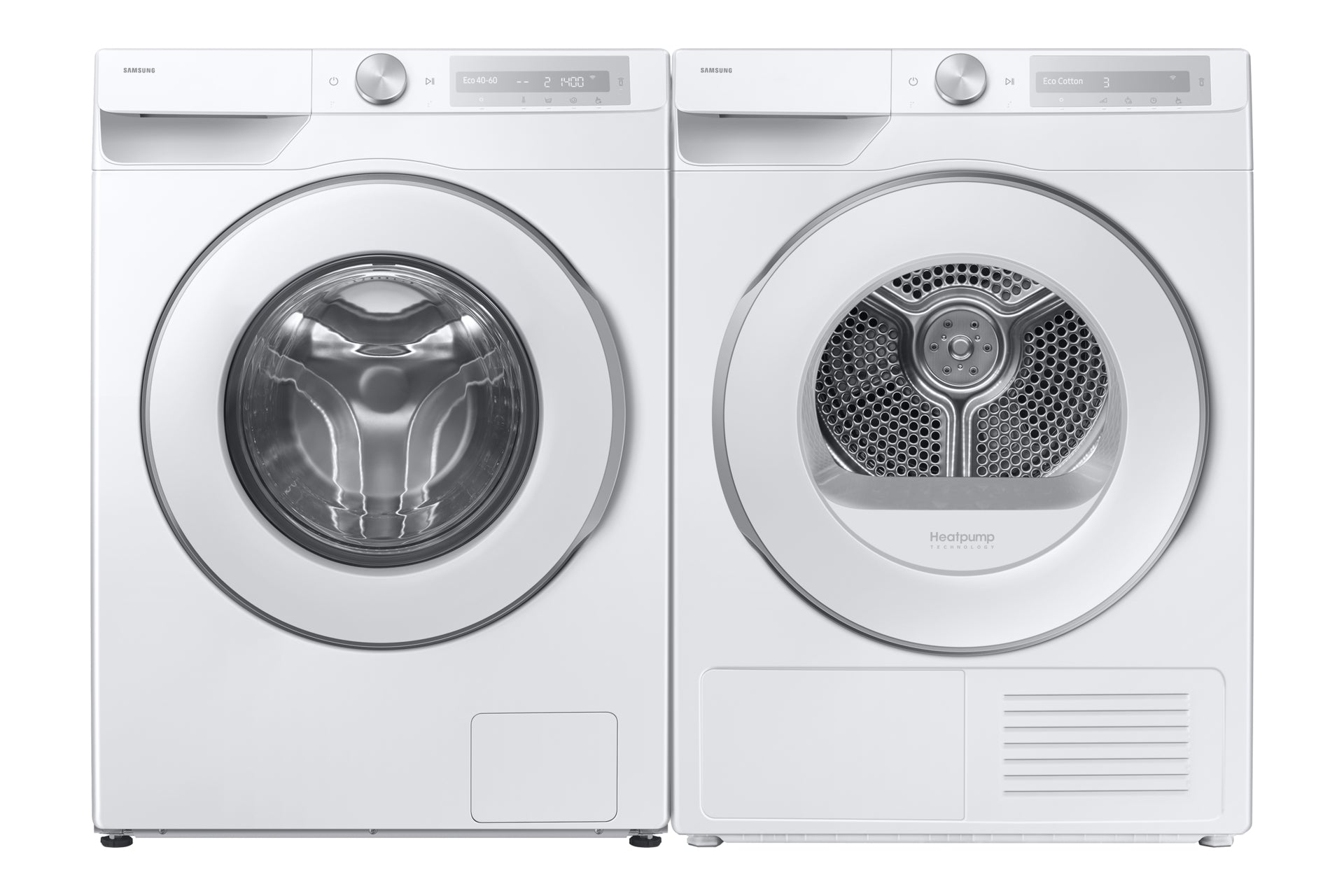 Samsung Wäschetrockner Wärmepumpentrockner, DV6000, 9 kg, Weiss, Wi-Fi-gesteuert