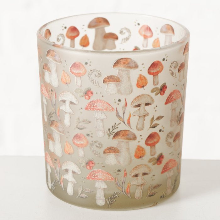Boltze Windlicht – Glas, mehrfarbig – Ø 7,3 × 8 cm