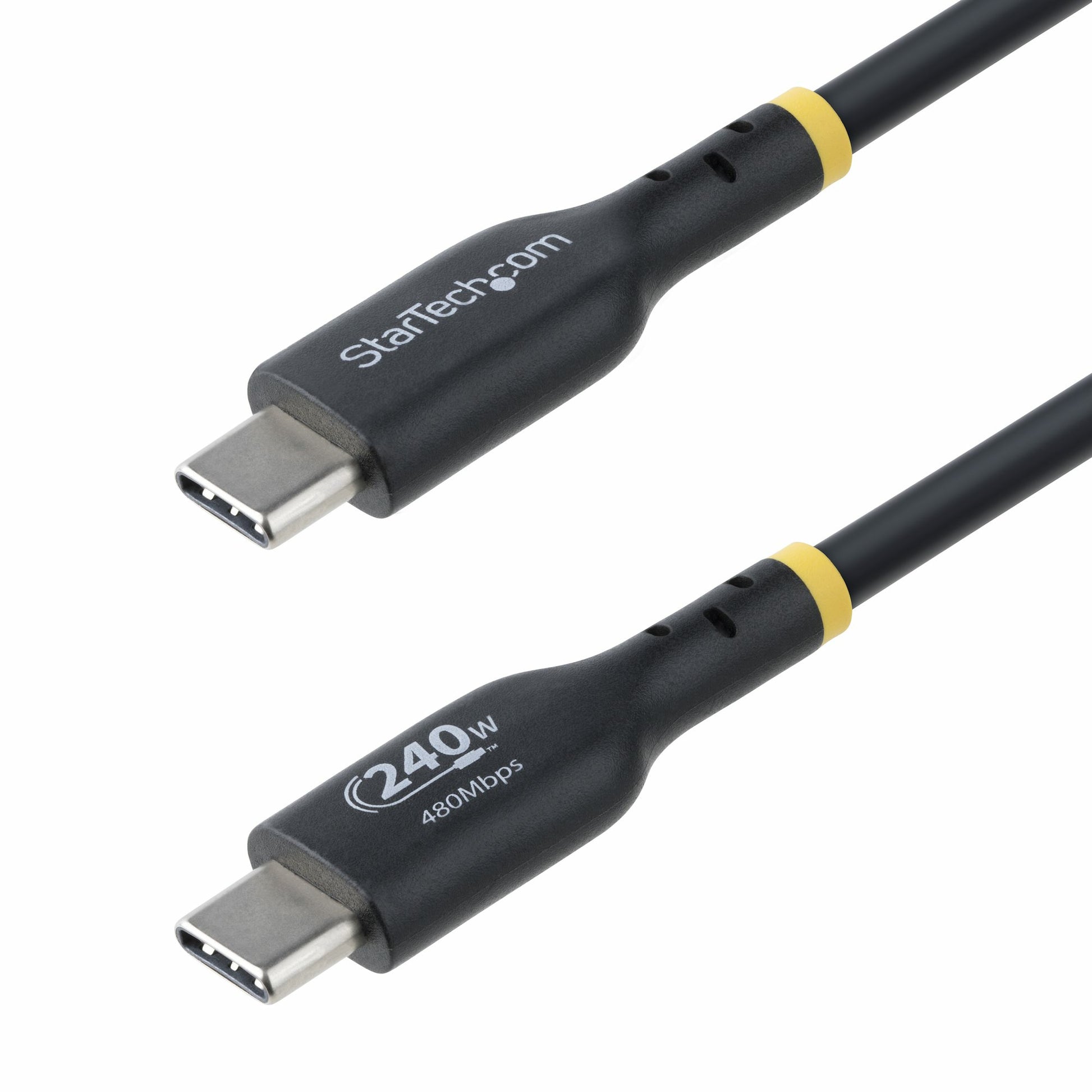 StarTech.com USB-C auf USB-C Kabel – USB 2.0 (480 Mbit/s) – 3 m – PD 240 W – TPE-Mantel, USB-IF zertifiziert