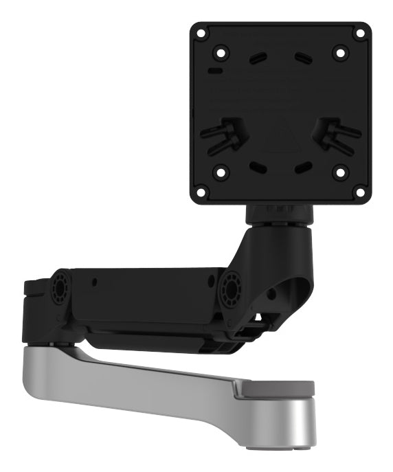 R-Go Tools CAPARO4 D2 Extra – Zubehör: Arm-Modul – für CAPARO4 Monitorarm, 3–9 kg, schwarz/silber