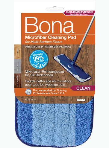 Bona Mikrofaser-Mopp-Pad – Blau – 1 Stk.