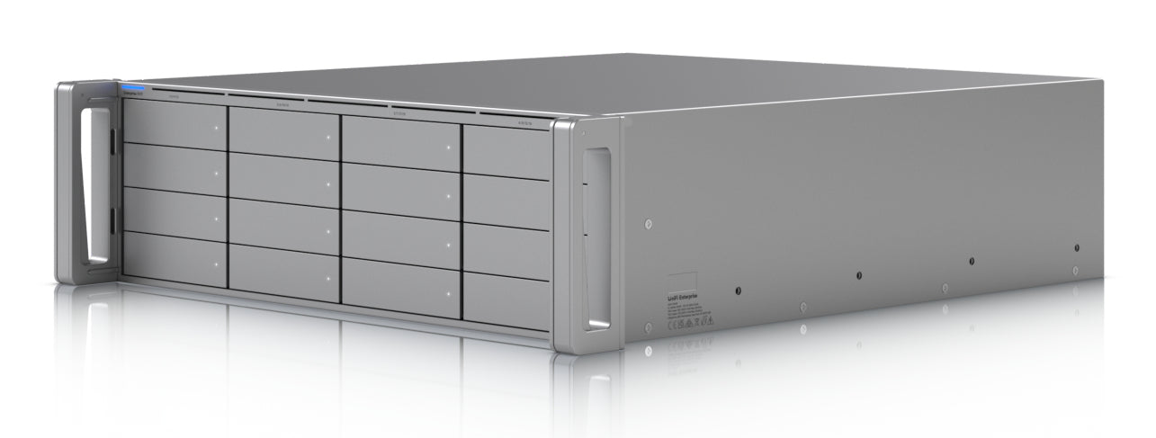 Ubiquiti ENVR Netzwerk-Video-Recorder – 16 HDD-Einschübe (2,5"/3,5"), für bis zu 70 4K- oder 210 1080p-Kameras