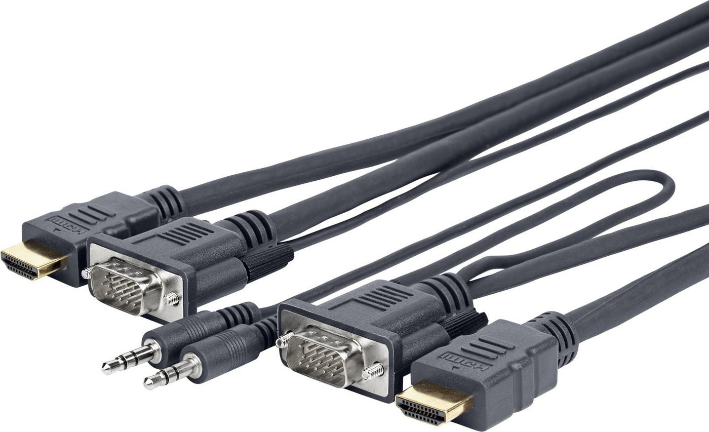 Vivolink Multiport-Adapter – VGA + HDMI + Audio
