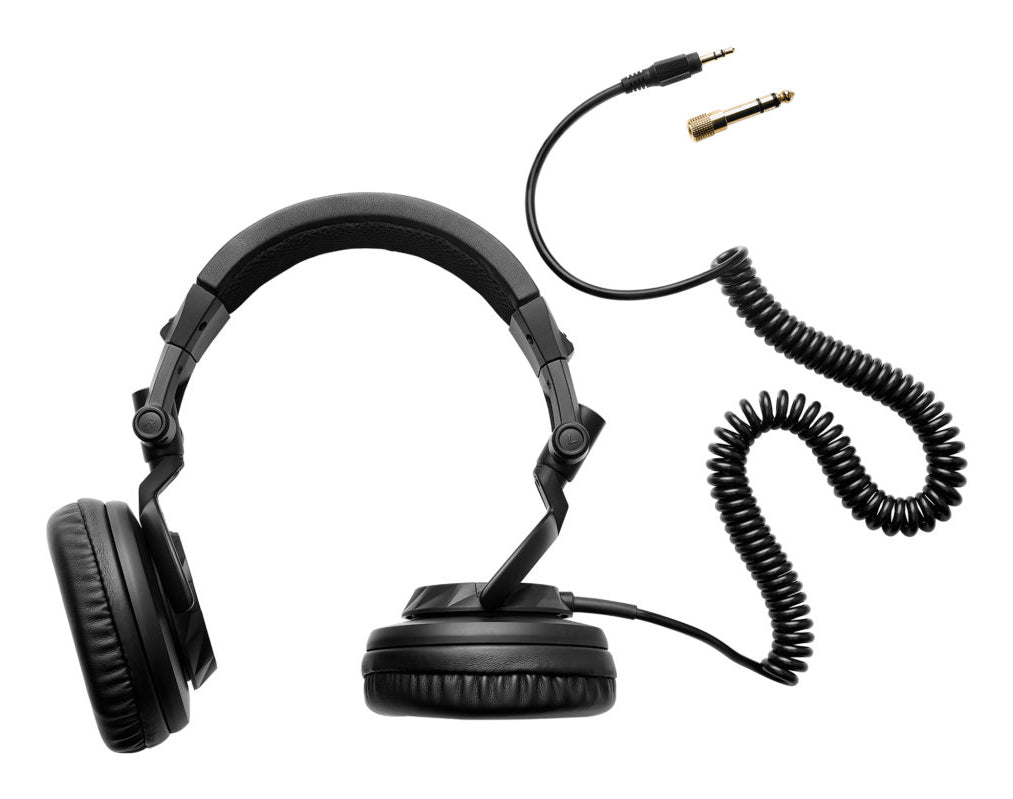 Hercules HDP DJ45 DJ-Kopfhörer – Over-Ear, Kabelgebunden, 3,5 mm Klinke, Schwarz