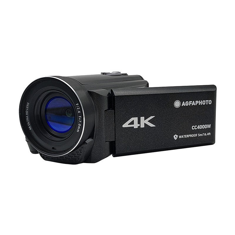 AgfaPhoto CC4000W – Camcorder, 4K, schwarz