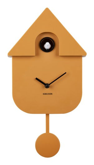 Karlsson Kuckucksuhr – 21,5 × 41 × 8,5 cm, schwarz, Kunststoff