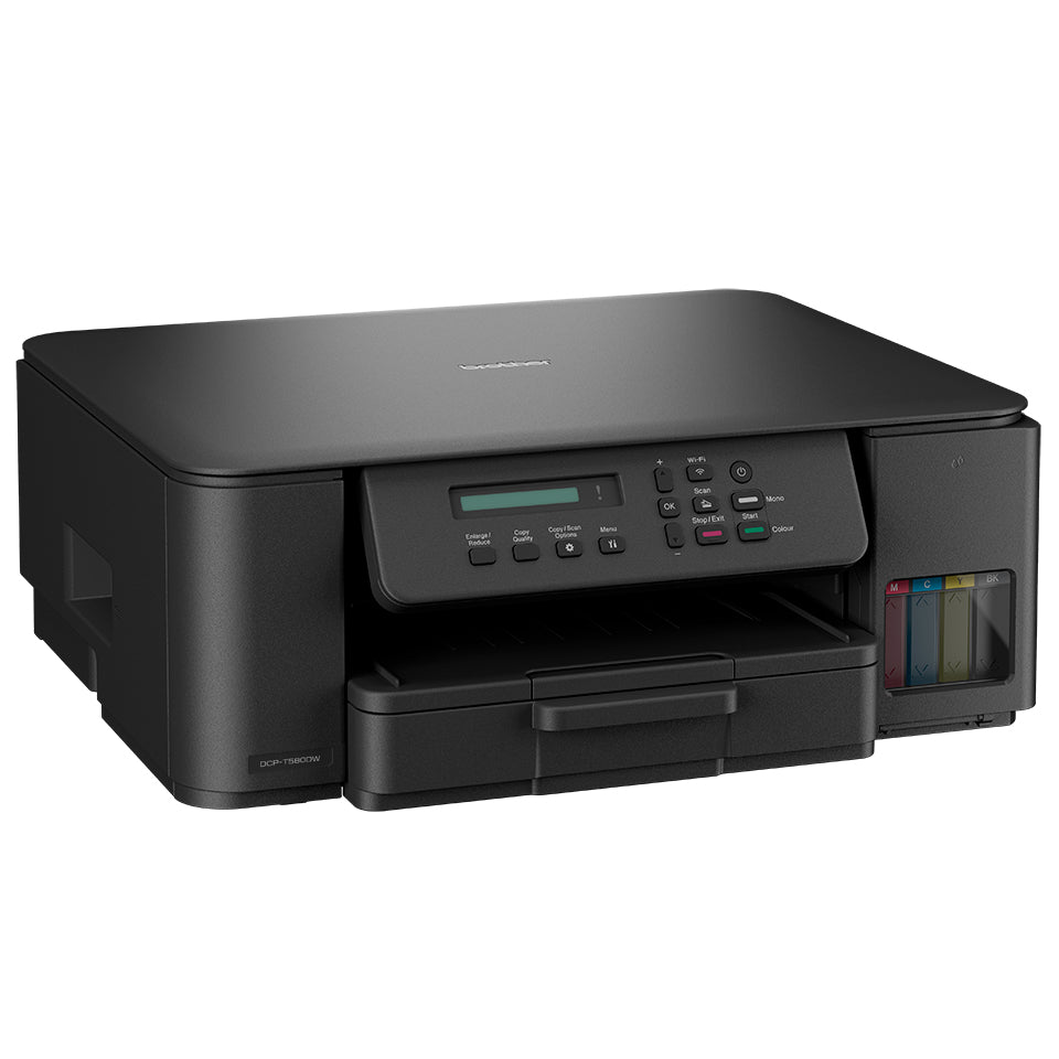Brother Tankbenefit Compact DCP-T580DW – Farbiges Tintenstrahl-MFP A4, 3-in-1 – USB/WLAN – Duplex