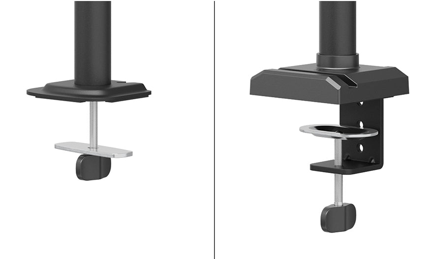 Neomounts DS60-600BL1 Monitorarm – NERO Single, Quick-Fix, Tischklemme