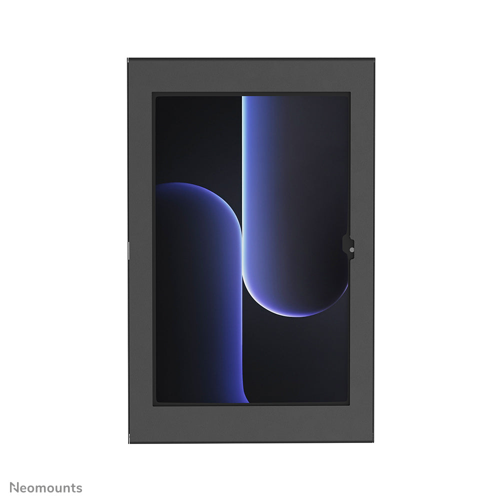 Neomounts Tablet-Wandhalterung – für bis zu 14,6", abschliessbar, VESA 75×75 – Schwarz