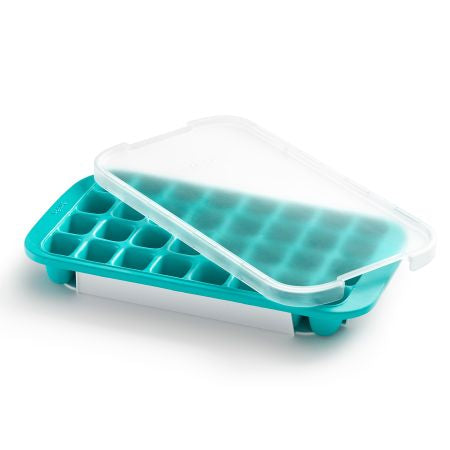 Lékué Eiswürfelform 32 Stk., 18,7 × 34,2 × 4,4 cm, Kunststoff (SBS), türkis