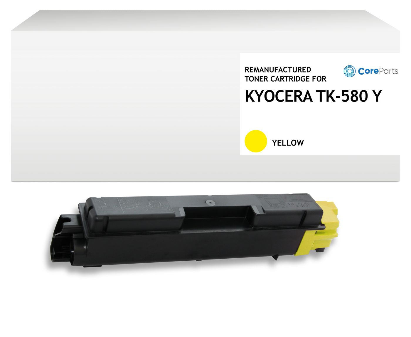 CoreParts TK-580Y (QI-TK-580Y) Gelber Toner – Kompatibel – für Kyocera