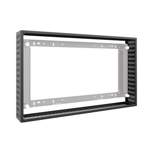 Hagor 5872 Rahmen – wetterresistent, 1'084×670×159 mm – für LG 49XE4F – Schwarz