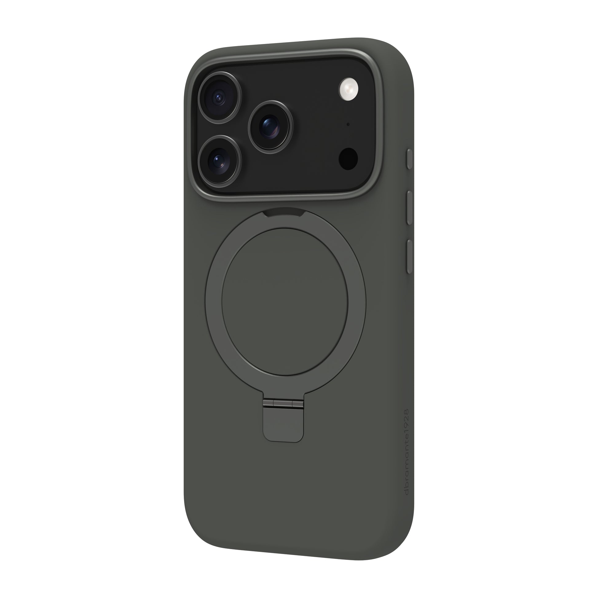 dbramante1928 Roskilde MS Kick ICON Backcover – für Apple iPhone 17 Pro, Forest Shadow, bis 1,2 m sturzsicher