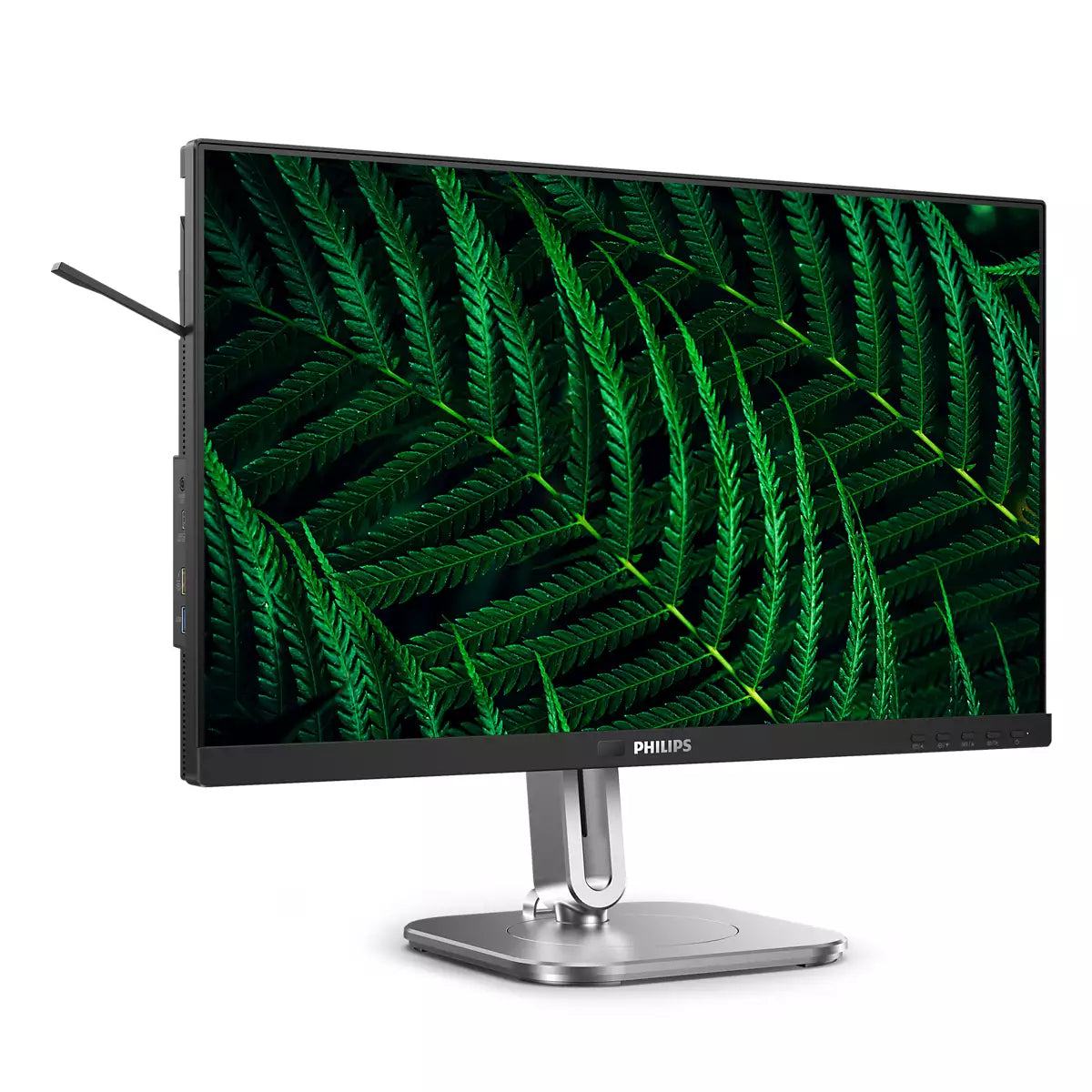 Philips 24B2G5301/00 – Monitor, 23,8", IPS, 100 Hz, 300 cd/m², Daisy Chain, KVM, USB-Hub, VESA 100 × 100, Grau