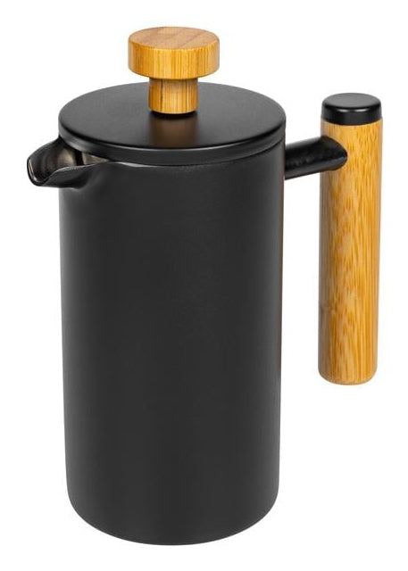 Furber. Furber French Press / Kaffeebereiter – 0,4 l, 3 Tassen, Edelstahl/Bambus