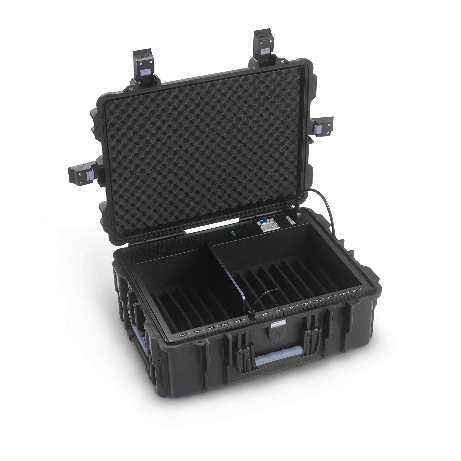Dicota D31898-V1 – Lade-Trolley, 14 Tablets, Schwarz